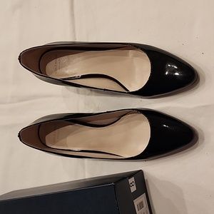 Cole Haan black patent Prieta wedge size 8